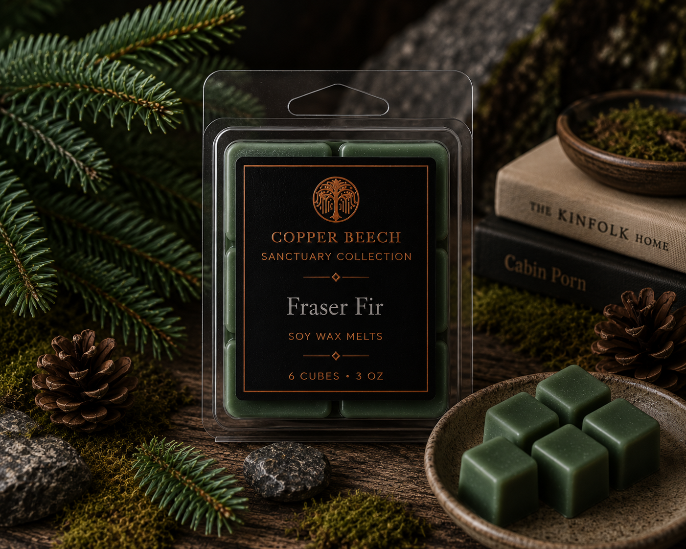 Fraser Fir Wax Melts | 6 Cubes