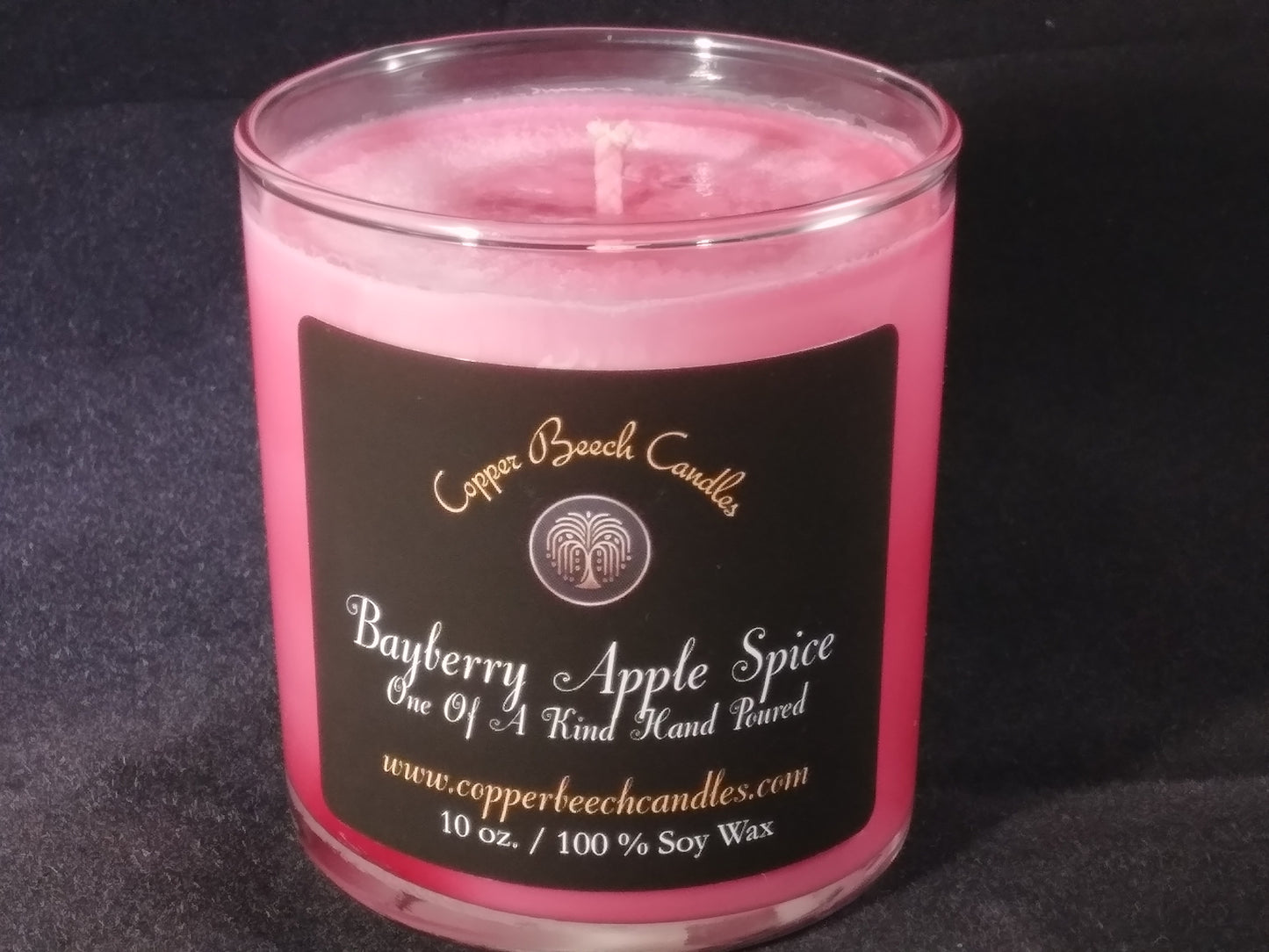 Swirled Bayberry Apple Spice Candle