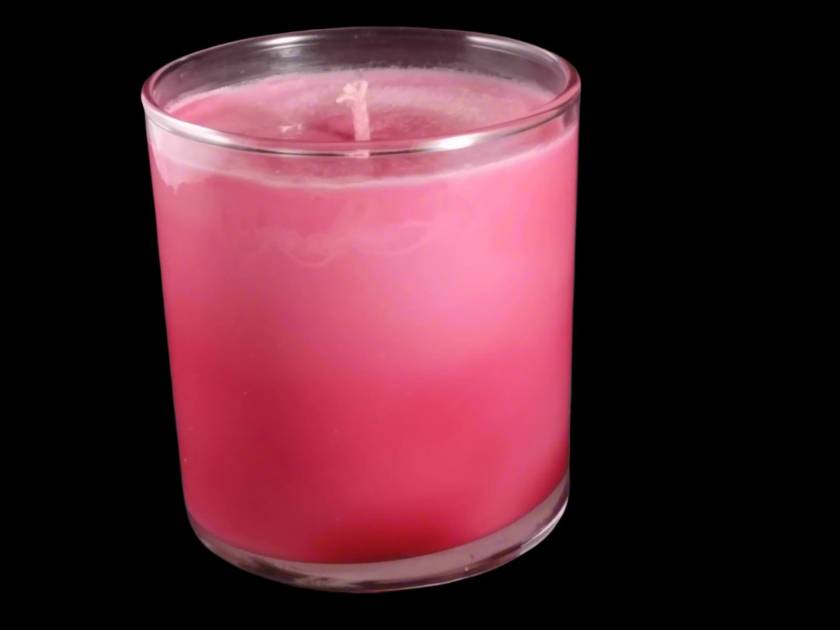 Swirled Bayberry Apple Spice Candle Showing Swirl Pattern