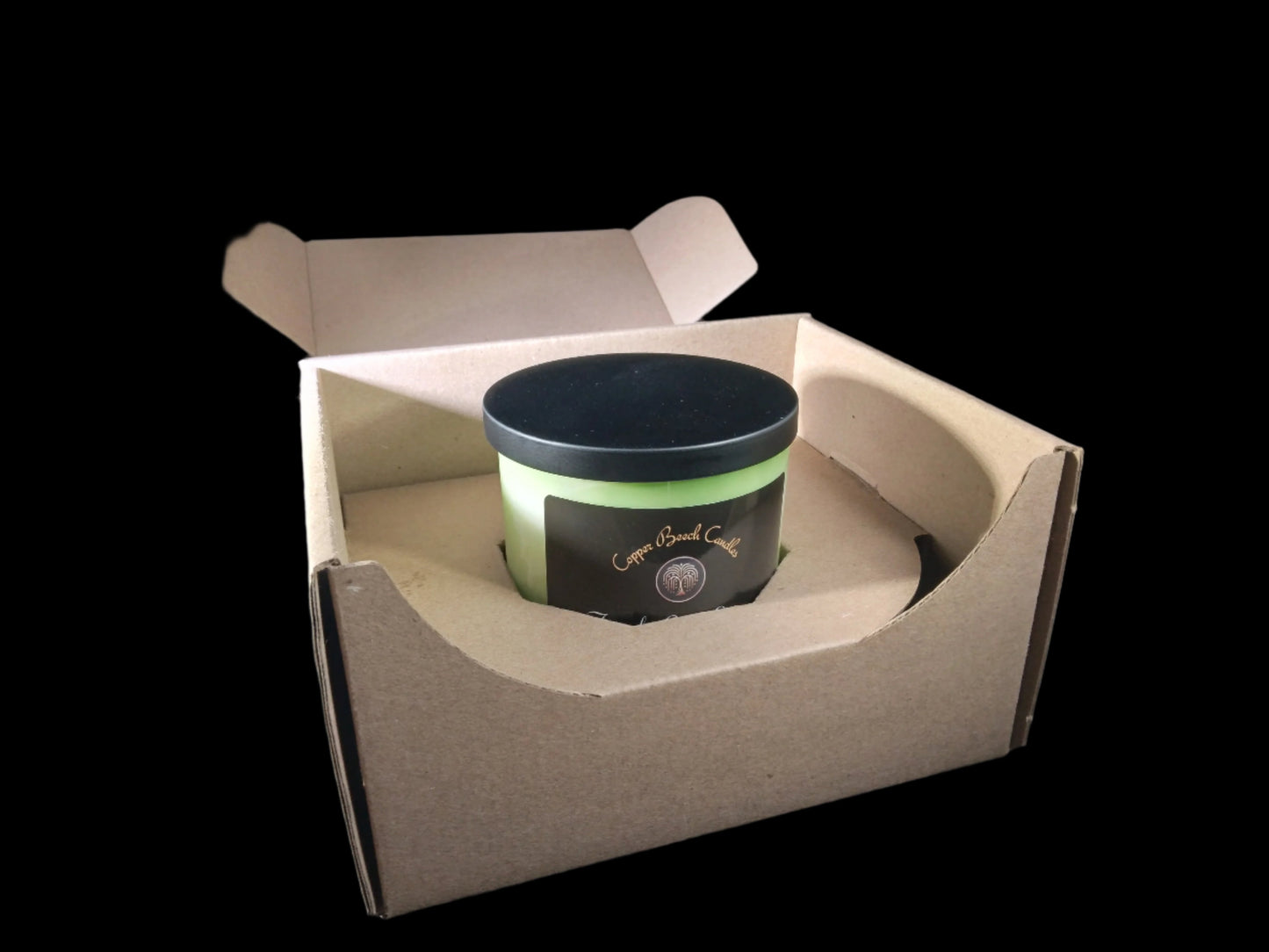 Swirled Fresh Cut Grass Candle in Shipping Box