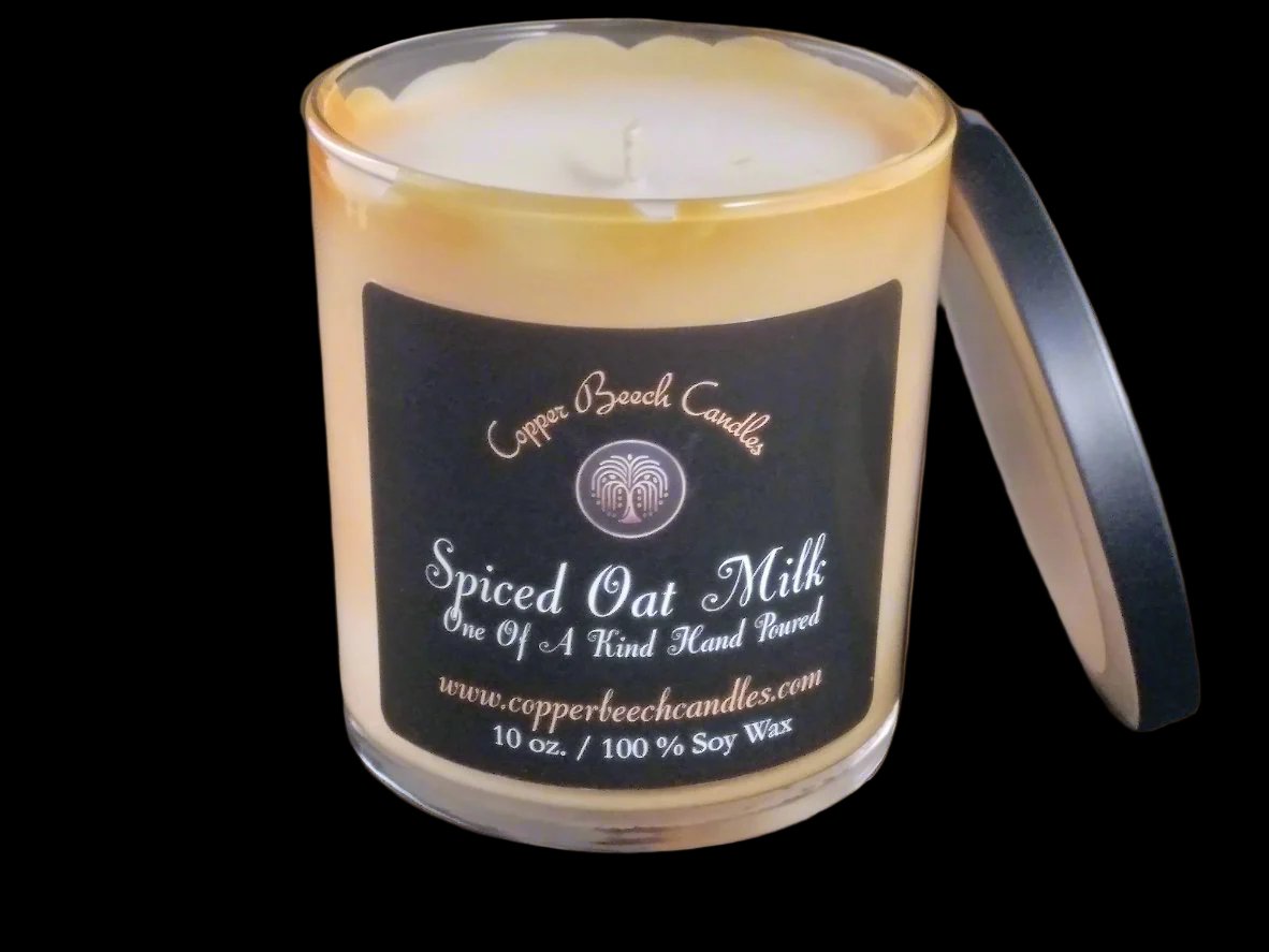 Swirled Spiced Oat Milk Candle