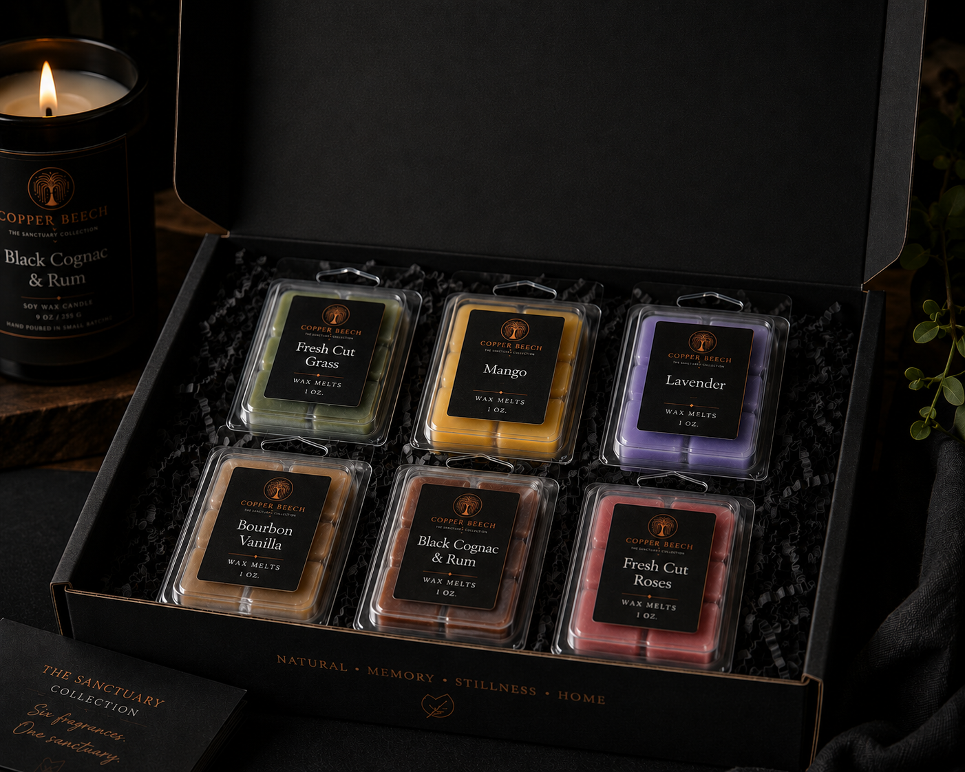 The Sanctuary Collection Luxury Wax Melt Box
