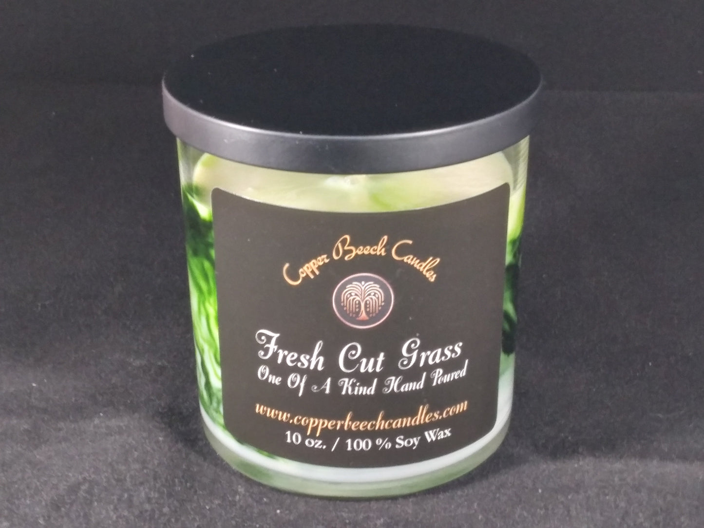 Swirled Fresh Cut Grass Candle