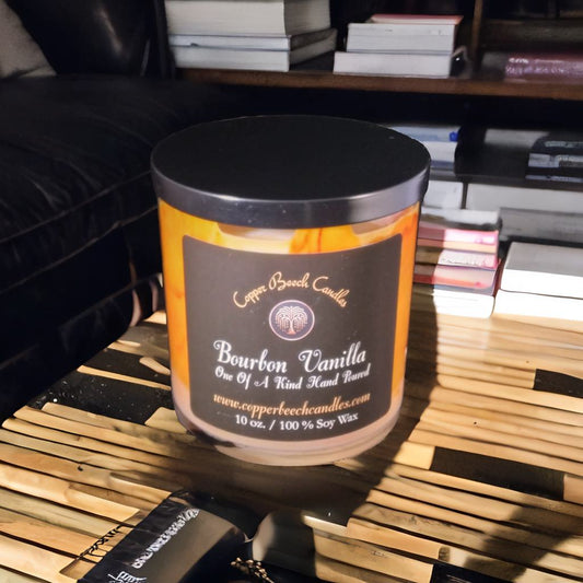 Swirled Bourbon Vanilla Candle