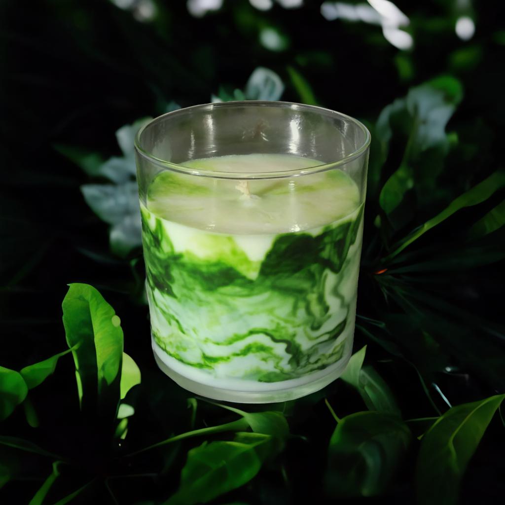 Swirled Fresh Cut Grass Candle