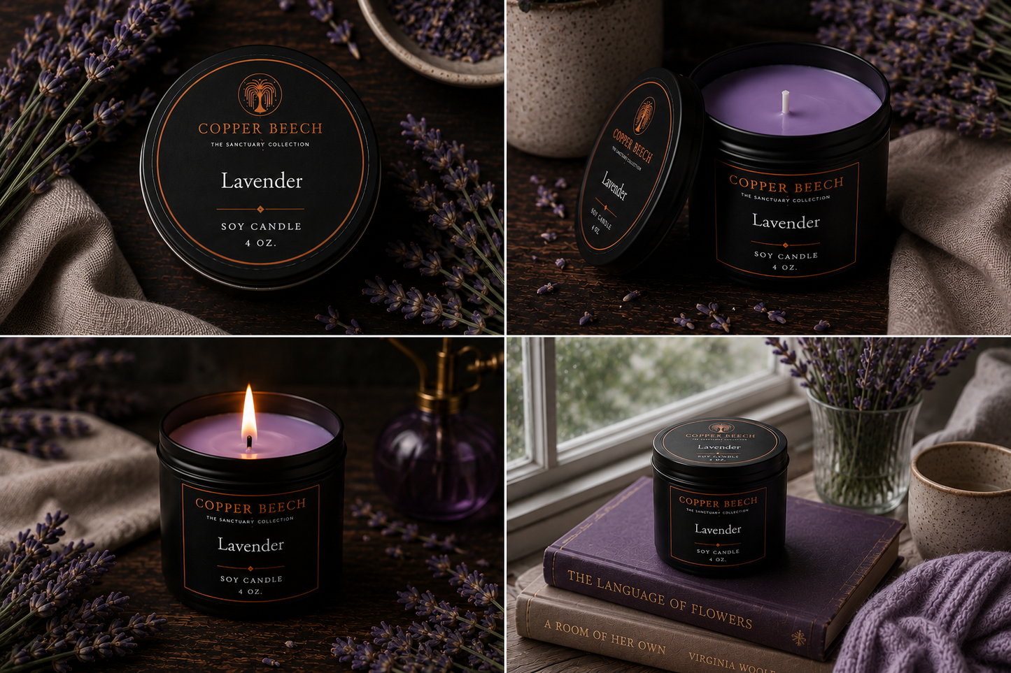 Lavender Soy Candle 4 oz.