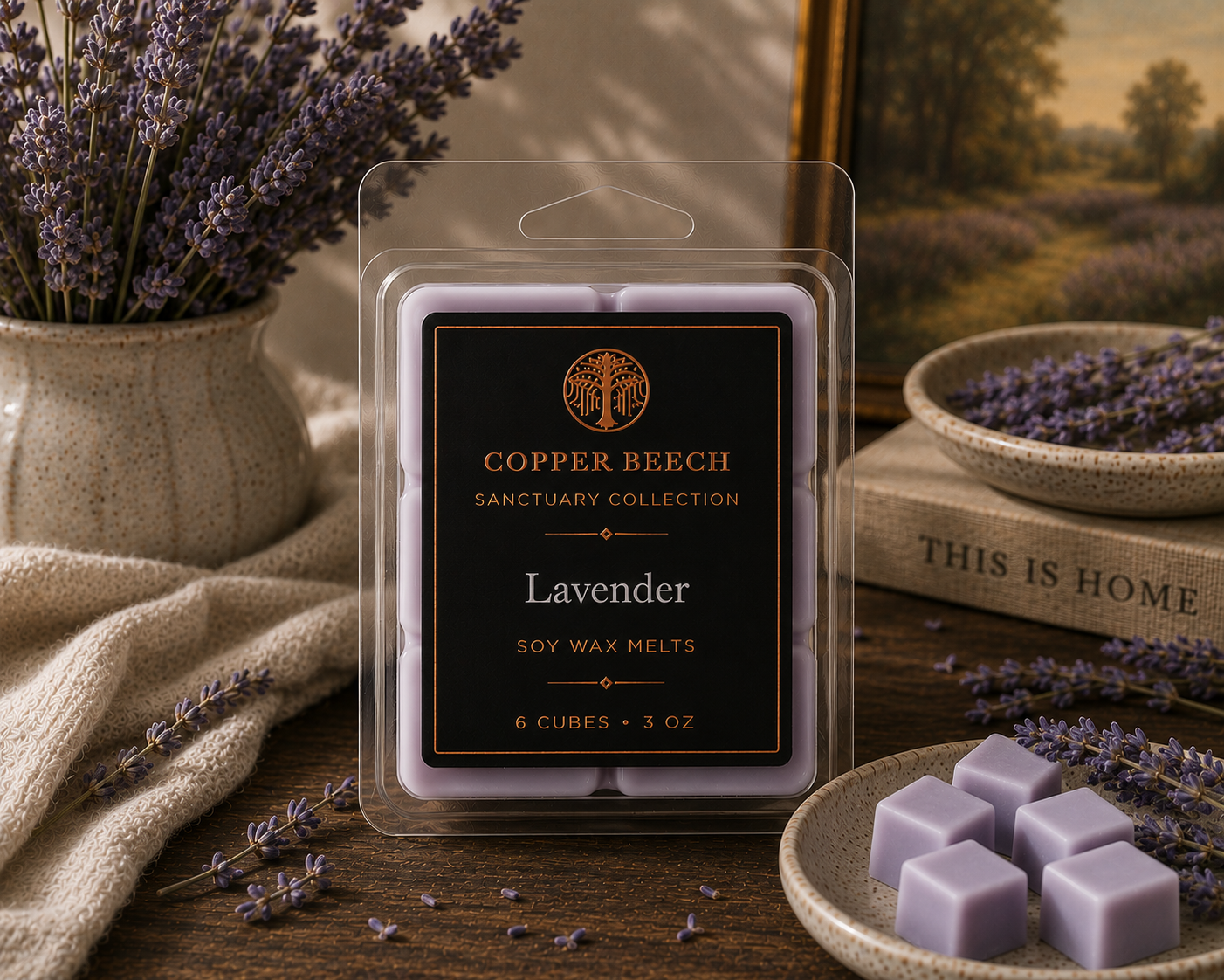 Lavender Wax Melts | 6 Cubes