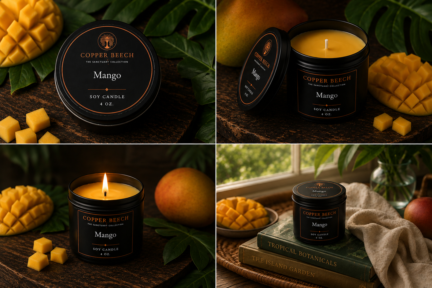 Mango Soy Candle 4 oz.
