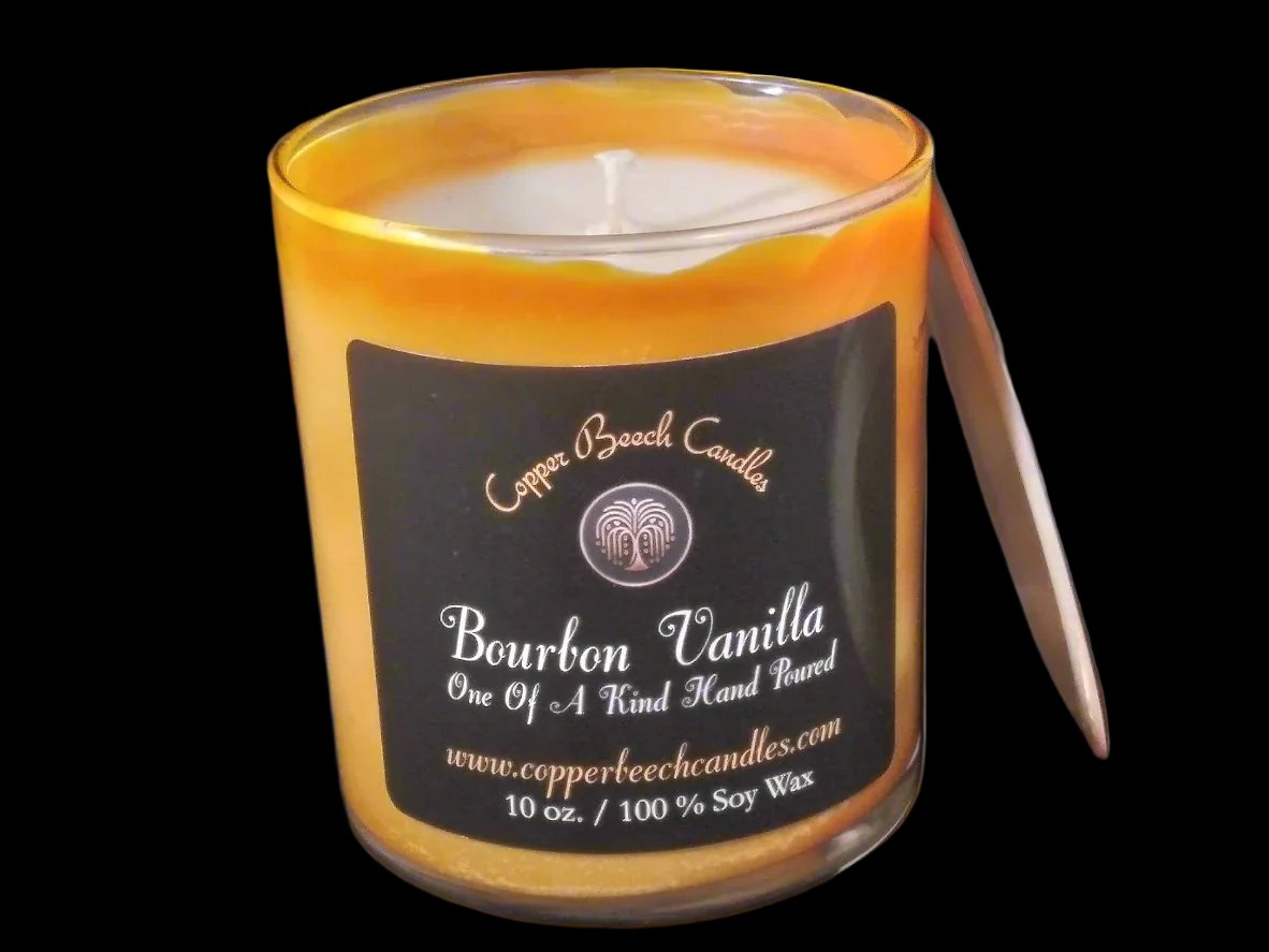 Swirled Bourbon Vanilla Candle