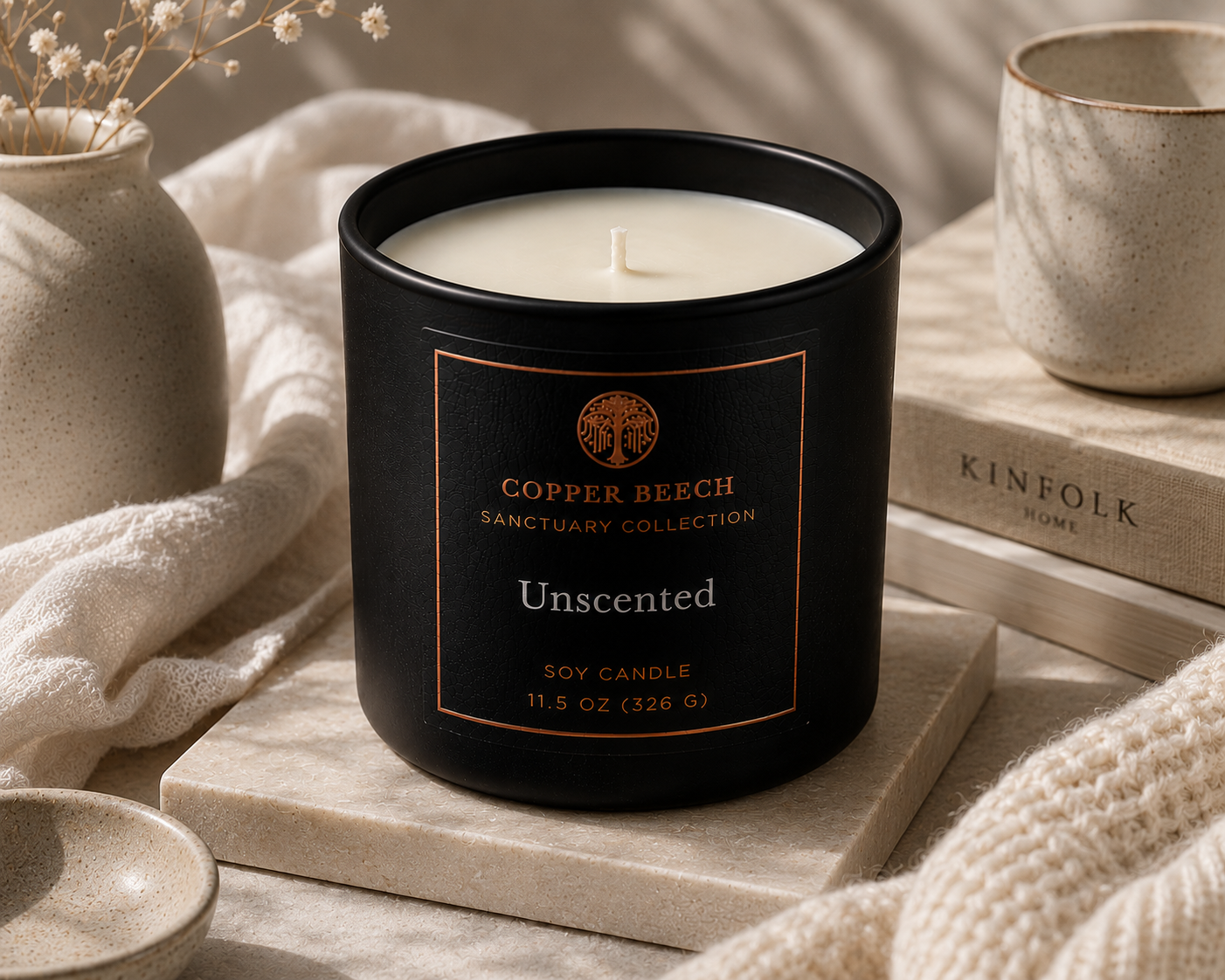 Unscented Candle | 11.5 oz.